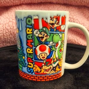 Christmas SuperMario coffee cup